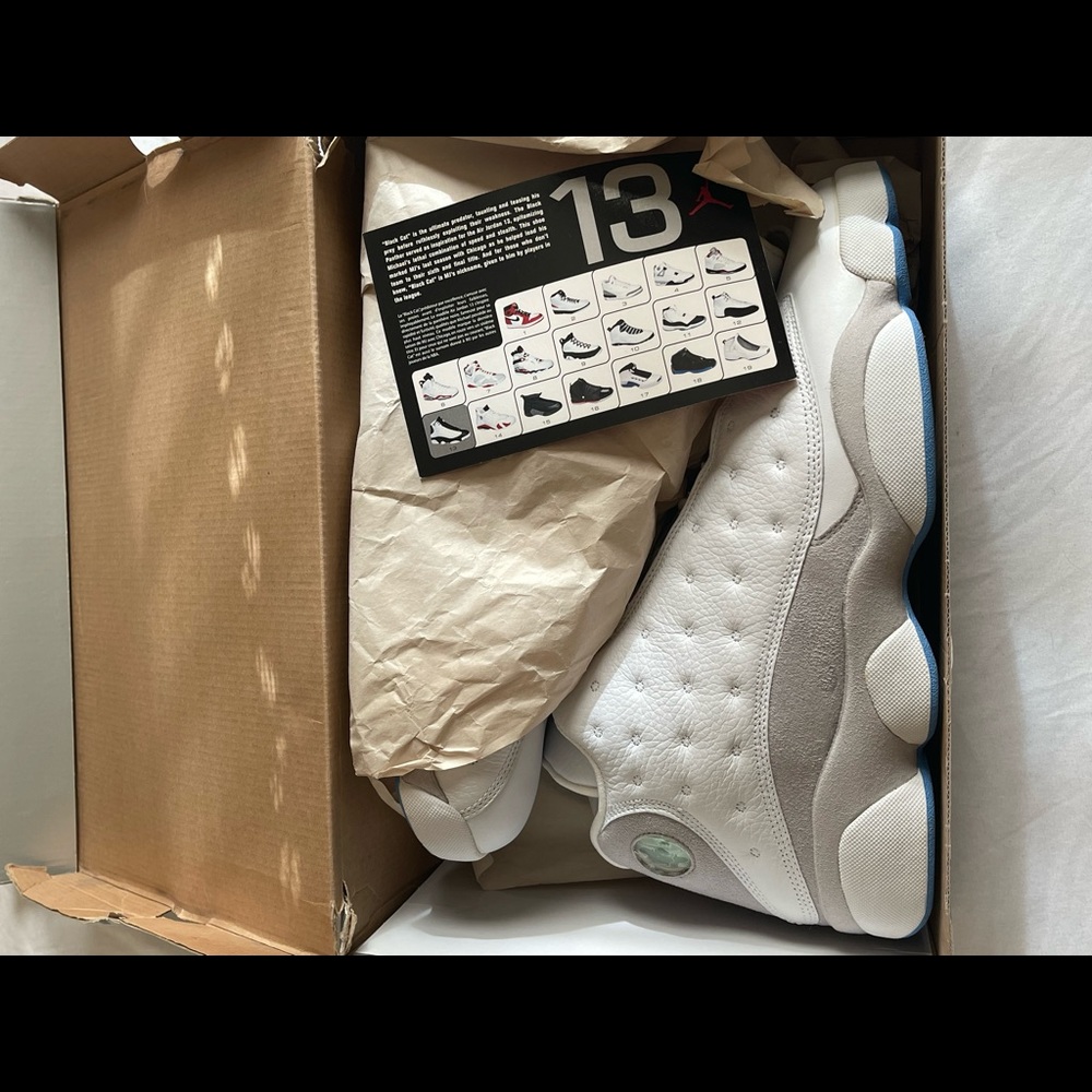 Jordan 13 university blue /grey retro 2005 release Deadstock size 12